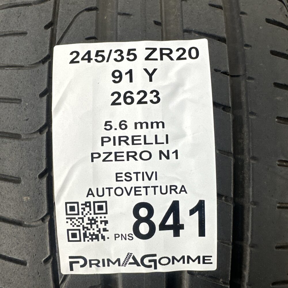 Pneumatici Usati 245 35 ZR20 91Y Pirelli PZero N1 80% Estive | Gomme Usate | PrimaGomme.it Pneumatici Usati 245 35 ZR20 91Y Pirelli PZero N1 80% Estive - immagine 3