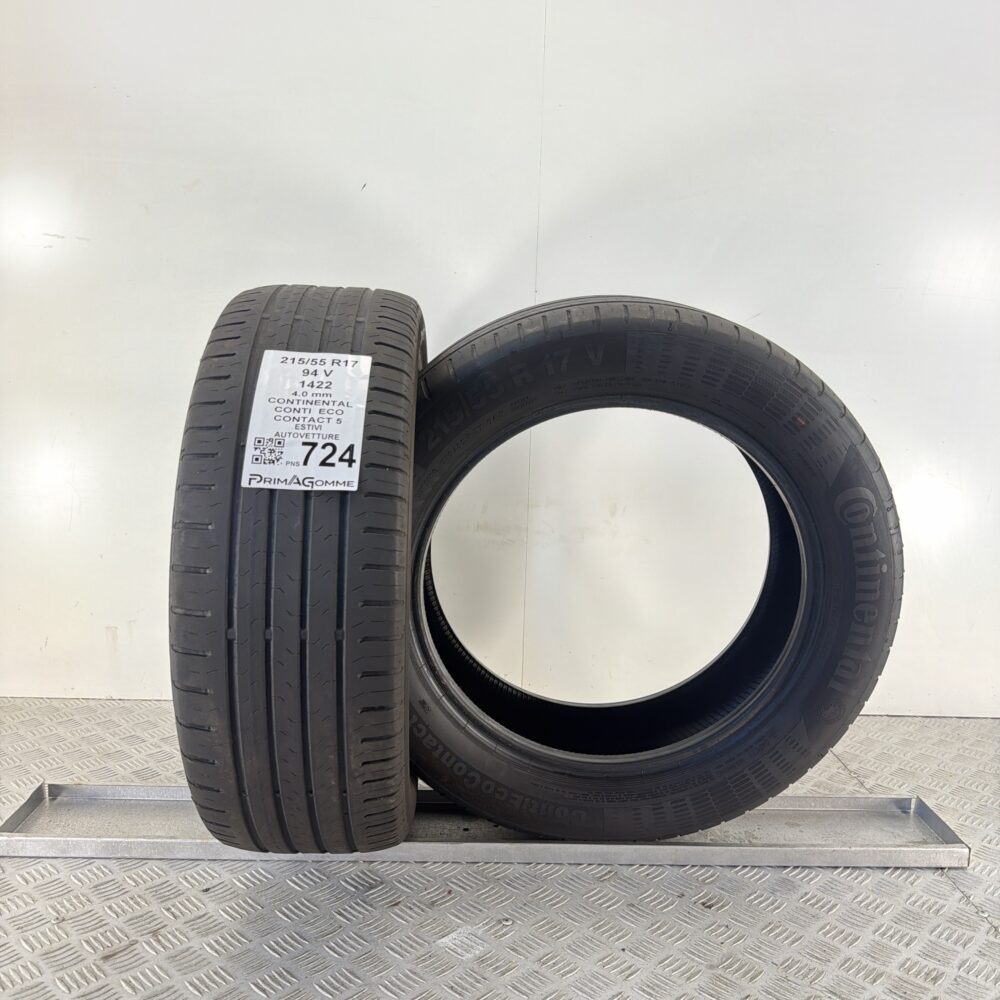 Pneumatici Usati 215 55 R17 94V Continental Conti Eco Contact 5 Estive | Gomme Usate | PrimaGomme.it Pneumatici Usati 215 55 R17 94V Continental Conti Eco Contact 5 Estive - immagine 4
