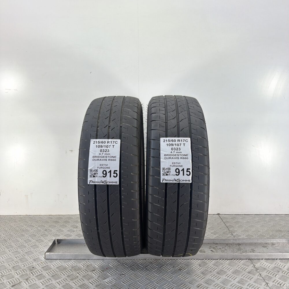 Gomme Usate 215 60 R17C 109 107T Bridgestone Duravis R660 Estive | Gomme Usate | PrimaGomme.it Gomme Usate 215 60 R17C 109 107T Bridgestone Duravis R660 Estive - immagine 5