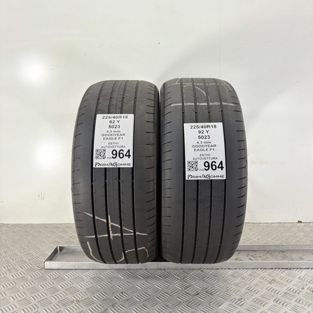 Pneumatici Usati 225 40 R18 92Y Goodyear Eagle F1 Estive | Gomme Usate | PrimaGomme.it Pneumatici Usati 225 40 R18 92Y Goodyear Eagle F1 Estive
