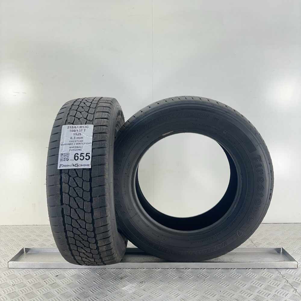 Pneumatici Usati 215 65 R16C 109/107T Firestone Vanhawk 2 Winter Evo 90% Invernali | Gomme Usate | PrimaGomme.it Pneumatici Usati 215 65 R16C 109/107T Firestone Vanhawk 2 Winter Evo 90% Invernali - immagine 4