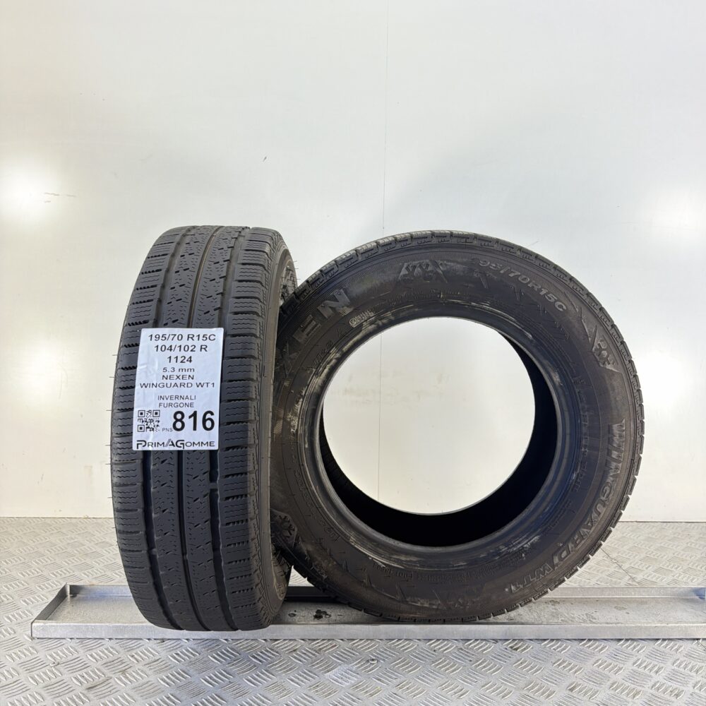Pneumatici Usati 195 70 R15C 104 102 R Nexen Wingard WT1 73% Invernali | Gomme Usate | PrimaGomme.it Pneumatici Usati 195 70 R15C 104 102 R Nexen Wingard WT1 73% Invernali - immagine 4