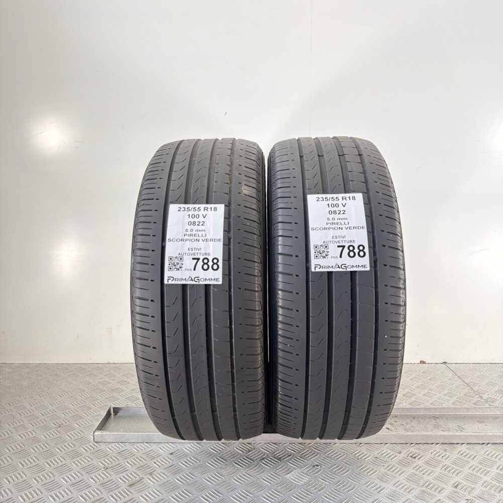 Pneumatici Usati 235 55 R18 100V Pirelli Scorpion Verde 71% Estive | Gomme Usate | PrimaGomme.it Pneumatici Usati 235 55 R18 100V Pirelli Scorpion Verde 71% Estive