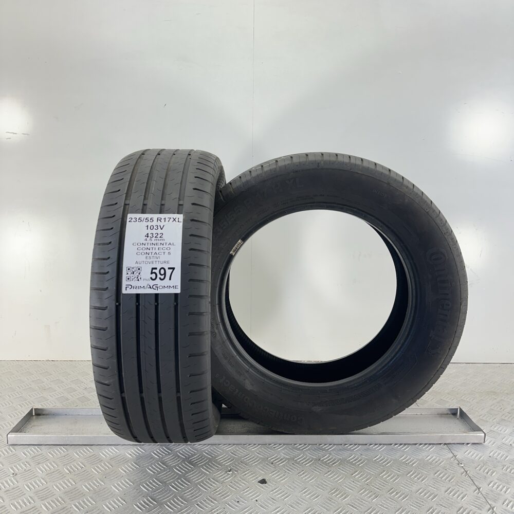 Pneumatici Usati 235 55 R17 XL 103V Continental Conti Eco Contact 5 Estive | Gomme Usate | PrimaGomme.it Pneumatici Usati 235 55 R17 XL 103V Continental Conti Eco Contact 5 Estive - immagine 4