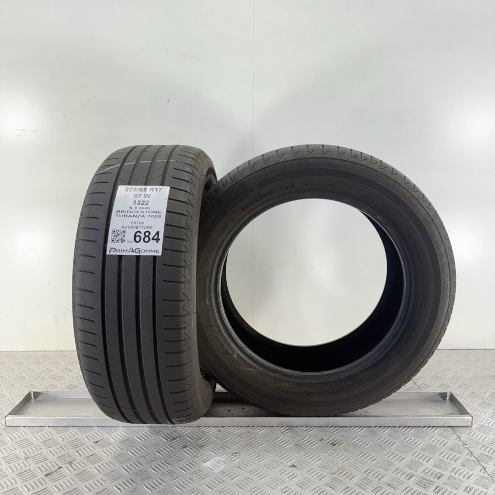 Pneumatici Usati 225 55 R17 97W Bridgestone Turanza T005 73% Estive | Gomme Usate | PrimaGomme.it Pneumatici Usati 225 55 R17 97W Bridgestone Turanza T005 73% Estive - immagine 4