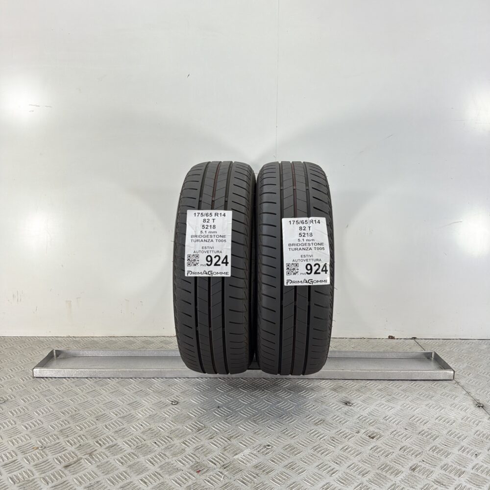 Pneumatici Usati 175 65 R14 82T Bridgestone Turanza T005 73% Estive | Gomme Usate | PrimaGomme.it Pneumatici Usati 175 65 R14 82T Bridgestone Turanza T005 73% Estive