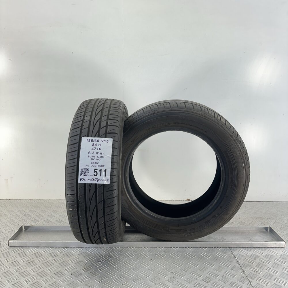 Pneumatici Usati 185 60 R15 84H Sumitomo BC100 90% Estive | Gomme Usate | PrimaGomme.it Pneumatici Usati 185 60 R15 84H Sumitomo BC100 90% Estive - immagine 5