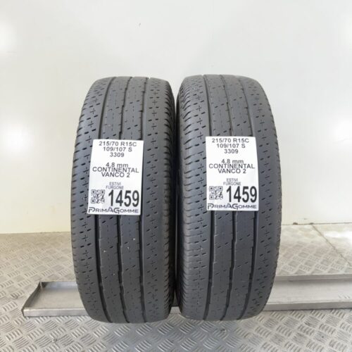 Gomme Usate 215 70 R15C 109/107S Continental Vanco 2 Estive