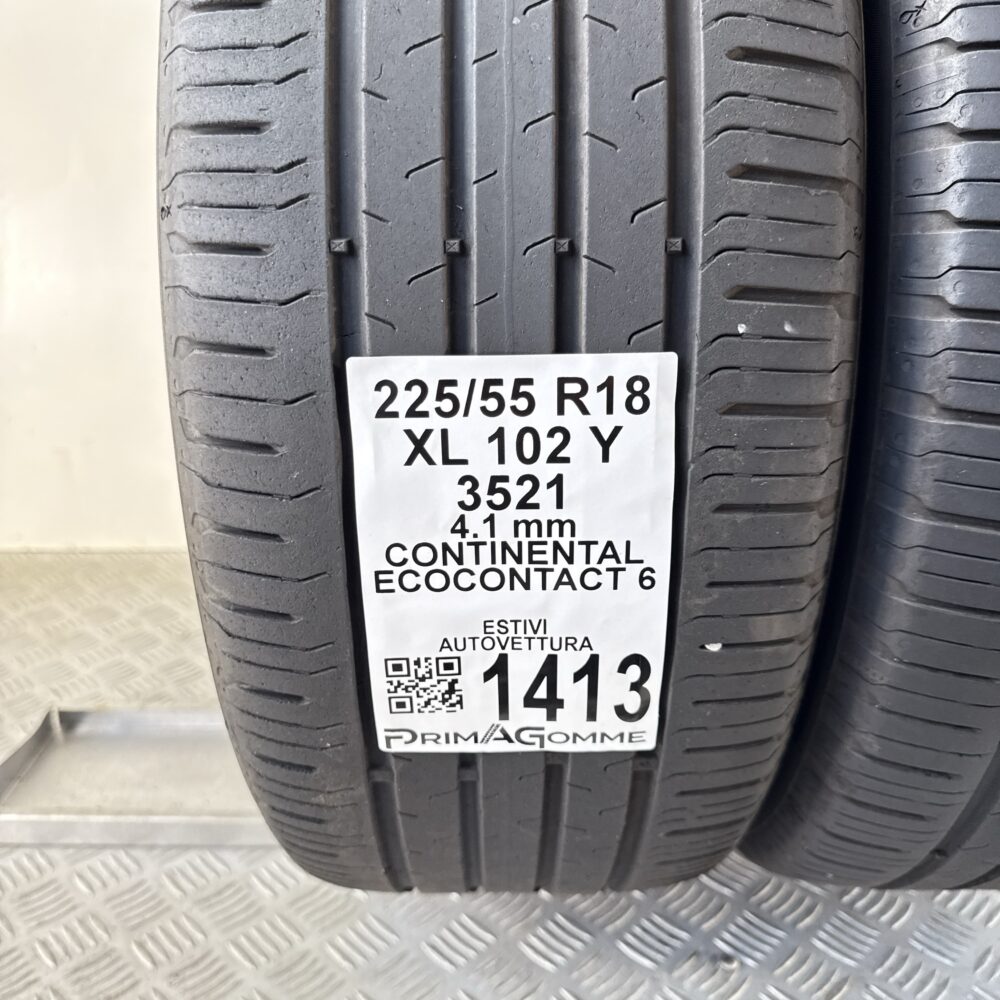 Gomme Usate 225 55 R18 XL 102Y Continental Ecocontact 6 Estive | Gomme Usate | PrimaGomme.it Gomme Usate 225 55 R18 XL 102Y Continental Ecocontact 6 Estive - immagine 3