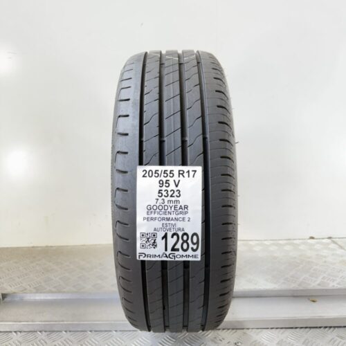 Pneumatico Usato 205 55 R17 95V Goodyear EfficientGrip Performance 2 100% Estivo