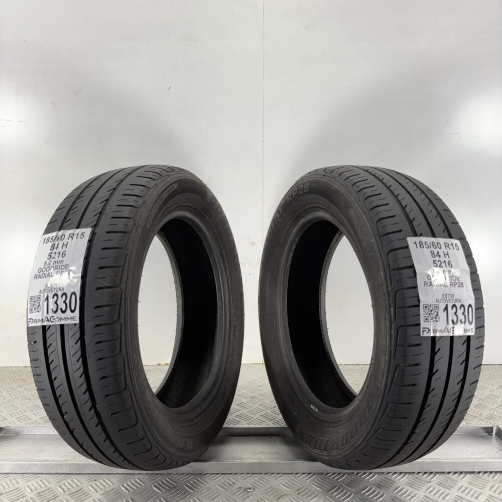 Gomme Usate 185 60 R15 84H Goodride Radial RP28 71% Estive | Gomme Usate | PrimaGomme.it Gomme Usate 185 60 R15 84H Goodride Radial RP28 71% Estive - immagine 9