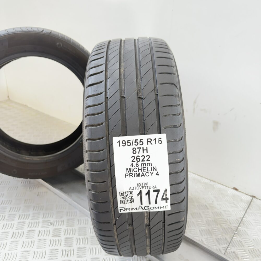 Gomme Usate 195 55 R16 87H Michelin Primacy 4 Estive | Gomme Usate | PrimaGomme.it Gomme Usate 195 55 R16 87H Michelin Primacy 4 Estive - immagine 4