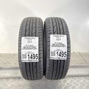 Gomme Usate 155 65 R13 73T Milestone Greensport 95% Estive