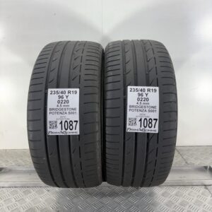 Gomme Usate 235 40 R19 96Y Bridgestone Potenza S001 Estive
