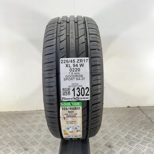 Gomma Usata 225 45 ZR17 XL 94W Goodride Sport SA-37 99% Estiva