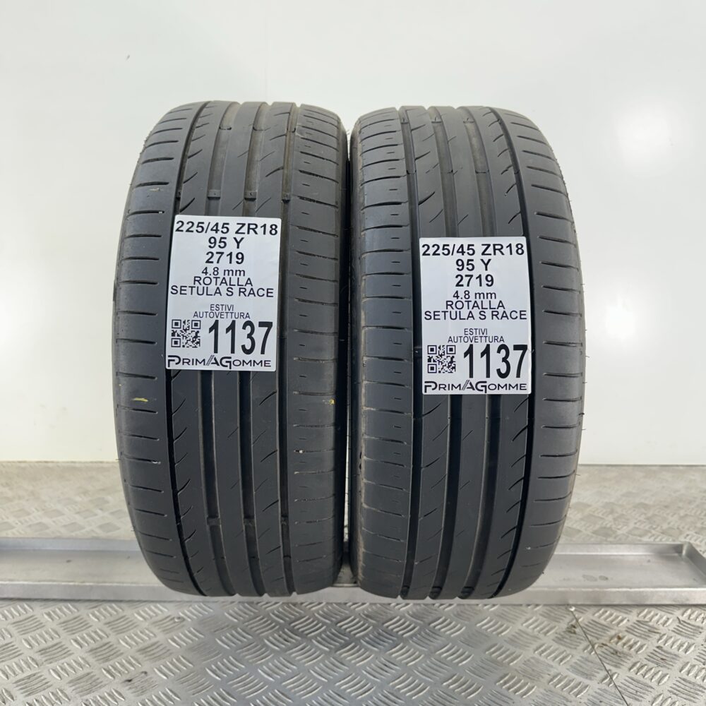 Gomme Usate 225 45 ZR18 95Y Rotalla Setula S Race Estive | Gomme Usate | PrimaGomme.it Gomme Usate 225 45 ZR18 95Y Rotalla Setula S Race Estive