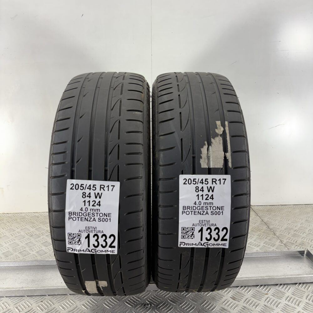 Pneumatici Usati 205 45 R17 84W Bridgestone Potenza S001 Estive | Gomme Usate | PrimaGomme.it Pneumatici usati 205 45 R17 Bridgestone Potenza S001 - foto 7