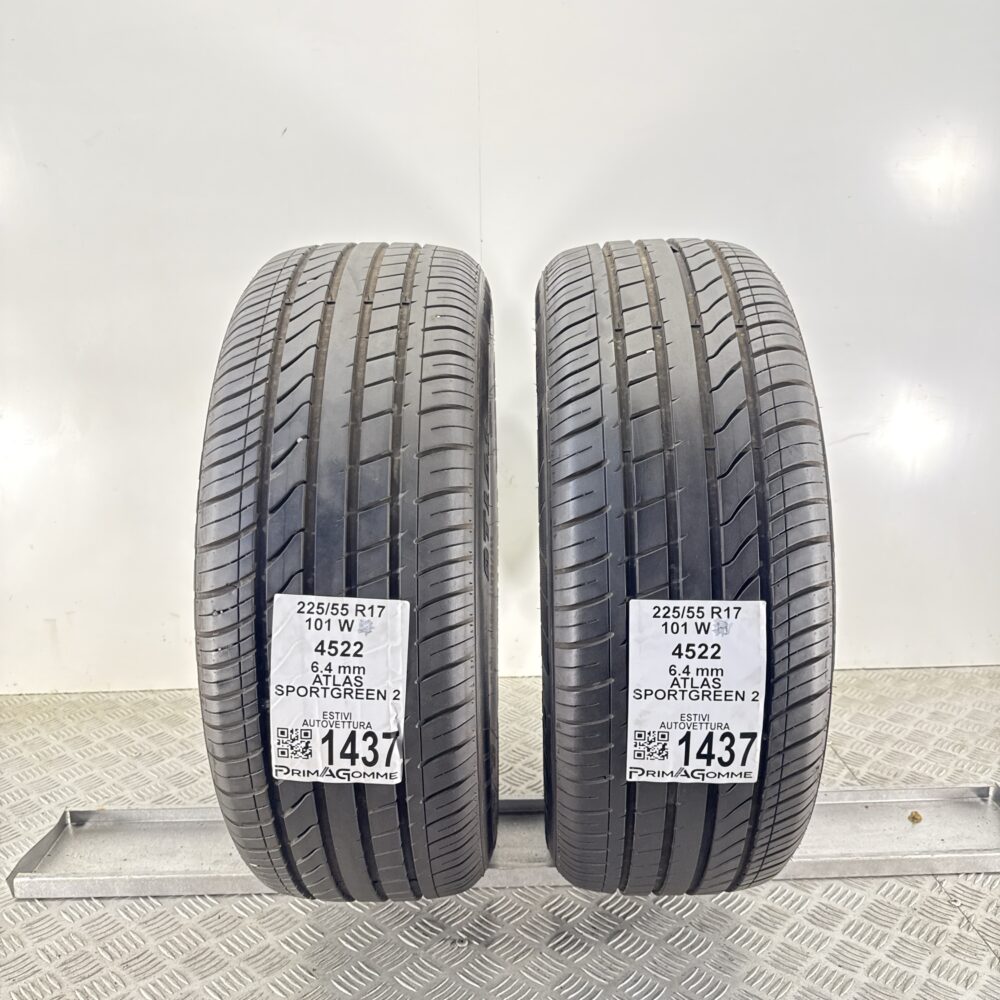 Gomme Usate 225 55 R17 101W Atlas Sportgreen 2 91% Estive | Gomme Usate | PrimaGomme.it Gomme Usate 225 55 R17 101W Atlas Sportgreen 2 91% Estive - immagine 10