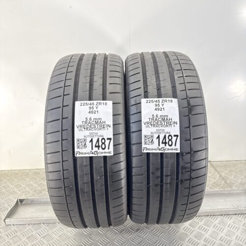 Pneumatici Usati 225 45 ZR18 95Y Tracmah Vredestein Ultracvorti 80% Estive