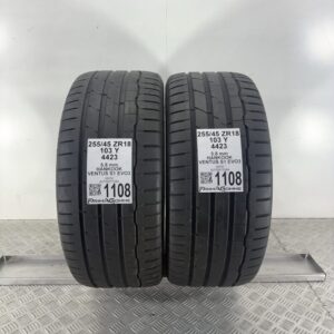 Gomme Usate 255 45 ZR18 103Y Hankook Ventus S1 Evo3 83% Estive