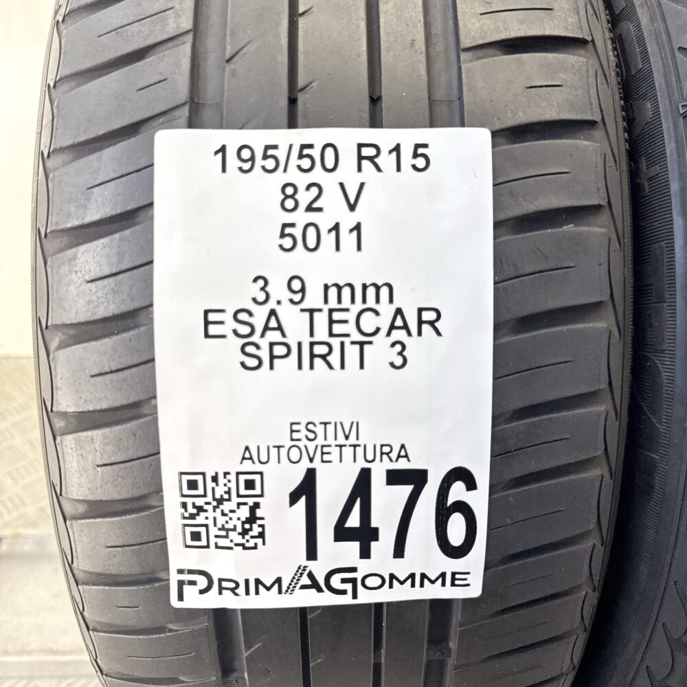 Gomme Usate 195 50 R15 82V ESA TECAR SPIRIT 3 Estive | Gomme Usate | PrimaGomme.it Gomme Usate 195 50 R15 82V ESA TECAR SPIRIT 3 Estive - immagine 2