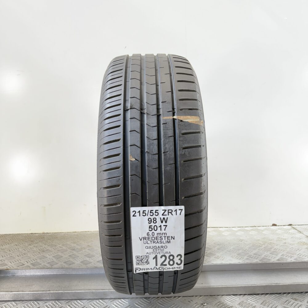 Pneumatico Usato 215 55 ZR17 98W Vredestein Ultraslim Giugaro 86% Estivo | Gomme Usate | PrimaGomme.it Pneumatico usato 215 55 ZR17 Vredestein Ultraslim Giugaro - foto 7