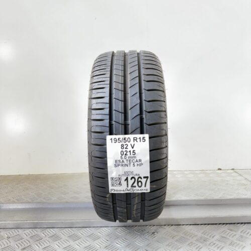 Pneumatico Usato 195 50 R15 82V Esa Tecar Sprint 5 HP 71% Estivo