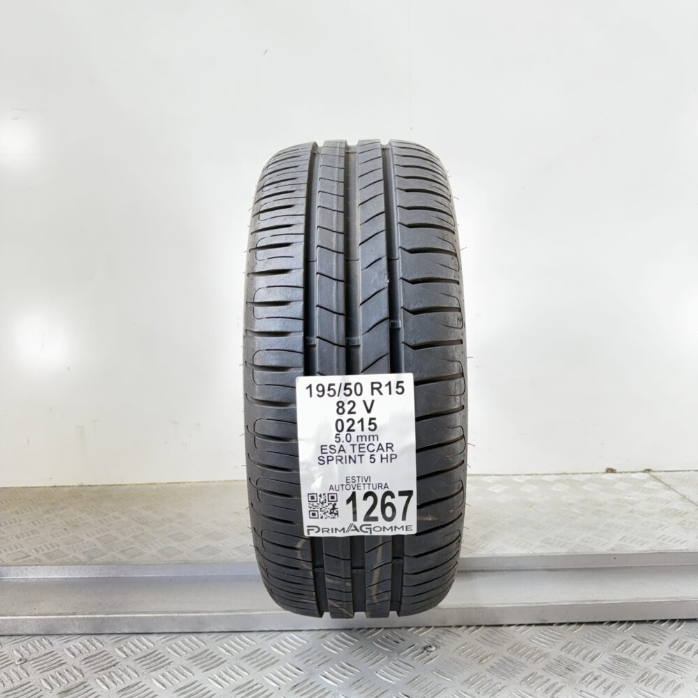 Pneumatico Usato 195 50 R15 82V Esa Tecar Sprint 5 HP 71% Estivo | Gomme Usate | PrimaGomme.it Pneumatico usato 195 50 R15 Esa Tecar Sprint 5 HP - foto 7