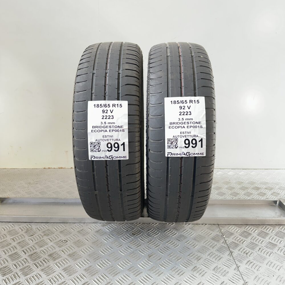 Gomme Usate 185 65 R15 92V Bridgestone Ecopia EP001S Estive | Gomme Usate | PrimaGomme.it Gomme Usate 185 65 R15 92V Bridgestone Ecopia EP001S Estive