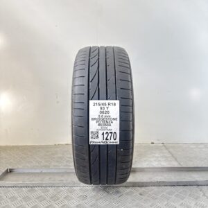 Pneumatico Usato 215 45 R18 93Y Bridgestone Potenza RE050A 71% Estivo