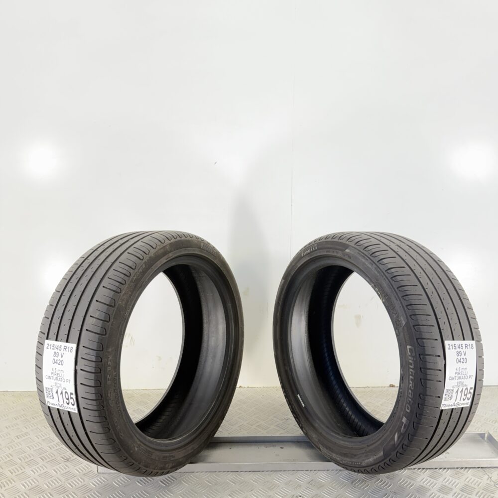 Gomme Usate 215 45 R18 89V Pirelli Cinturato P7 Estive | Gomme Usate | PrimaGomme.it Gomme Usate 215 45 R18 89V Pirelli Cinturato P7 Estive - immagine 4