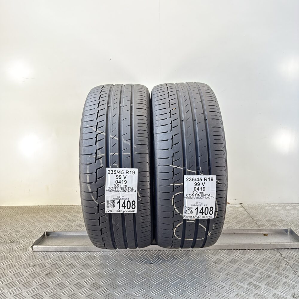Gomme Usate 235 45 R19 99V Continental PremiumContact 4 71% Estive | Gomme Usate | PrimaGomme.it Gomme Usate 235 45 R19 99V Continental PremiumContact 4 71% Estive - immagine 4