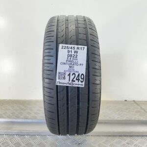 Pneumatico Usato 225 45 R17 91W Pirelli Cinturato P7 MO 77% Estivo