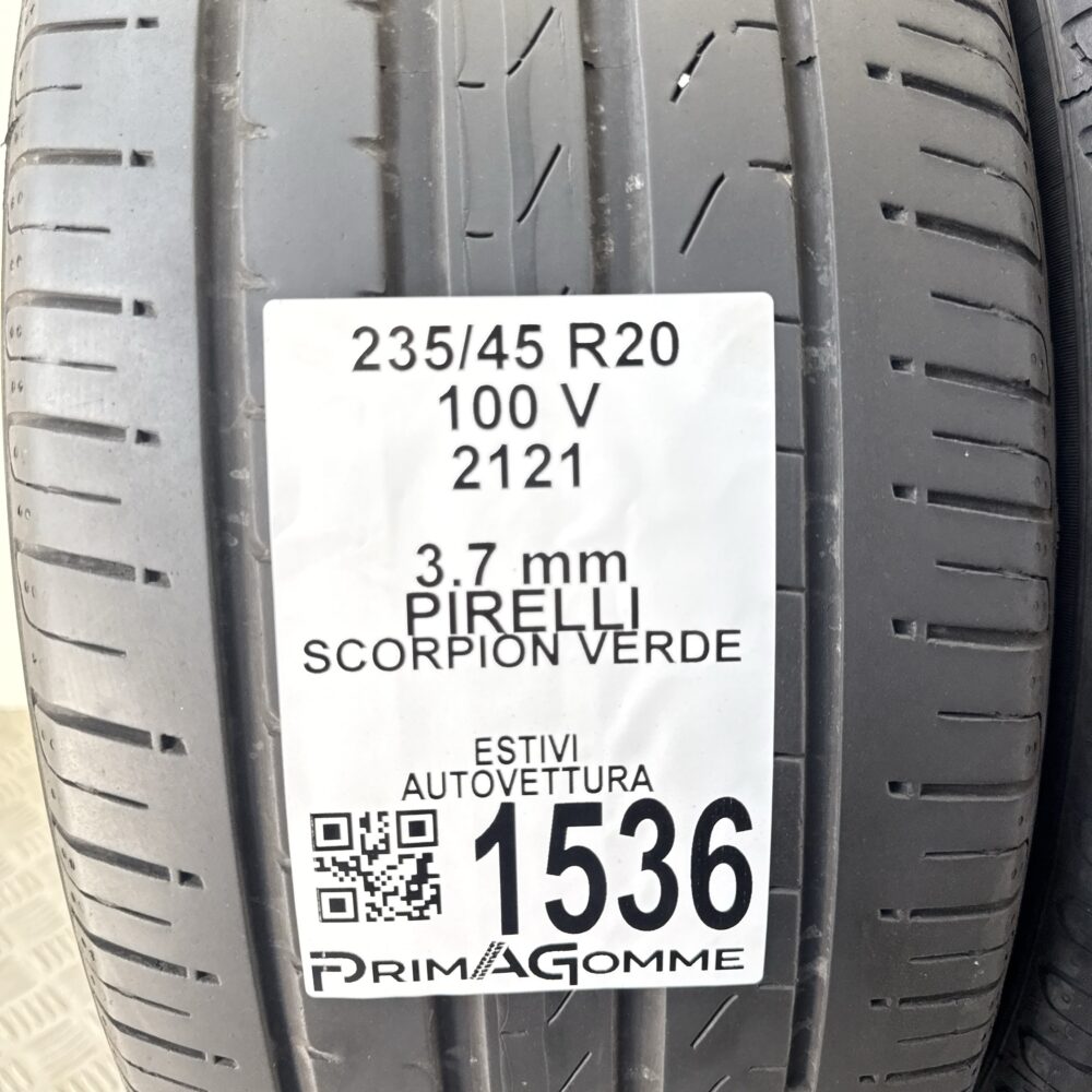 Gomme Usate 235 45 R20 100V Pirelli Scorpion Verde Estive | Gomme Usate | PrimaGomme.it Gomme Usate 235 45 R20 100V Pirelli Scorpion Verde Estive - immagine 3