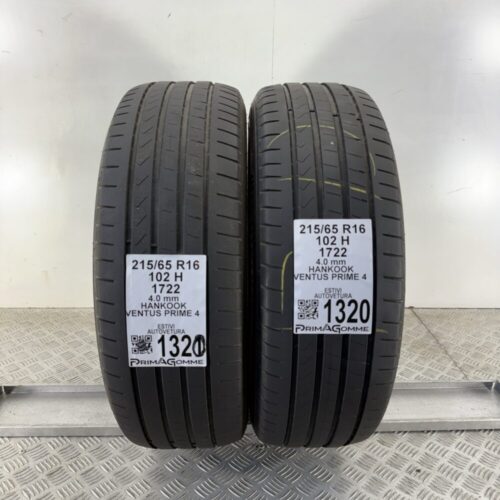 Gomme Usate 215 65 R16 102H Hankook Ventus Prime 4 Estive
