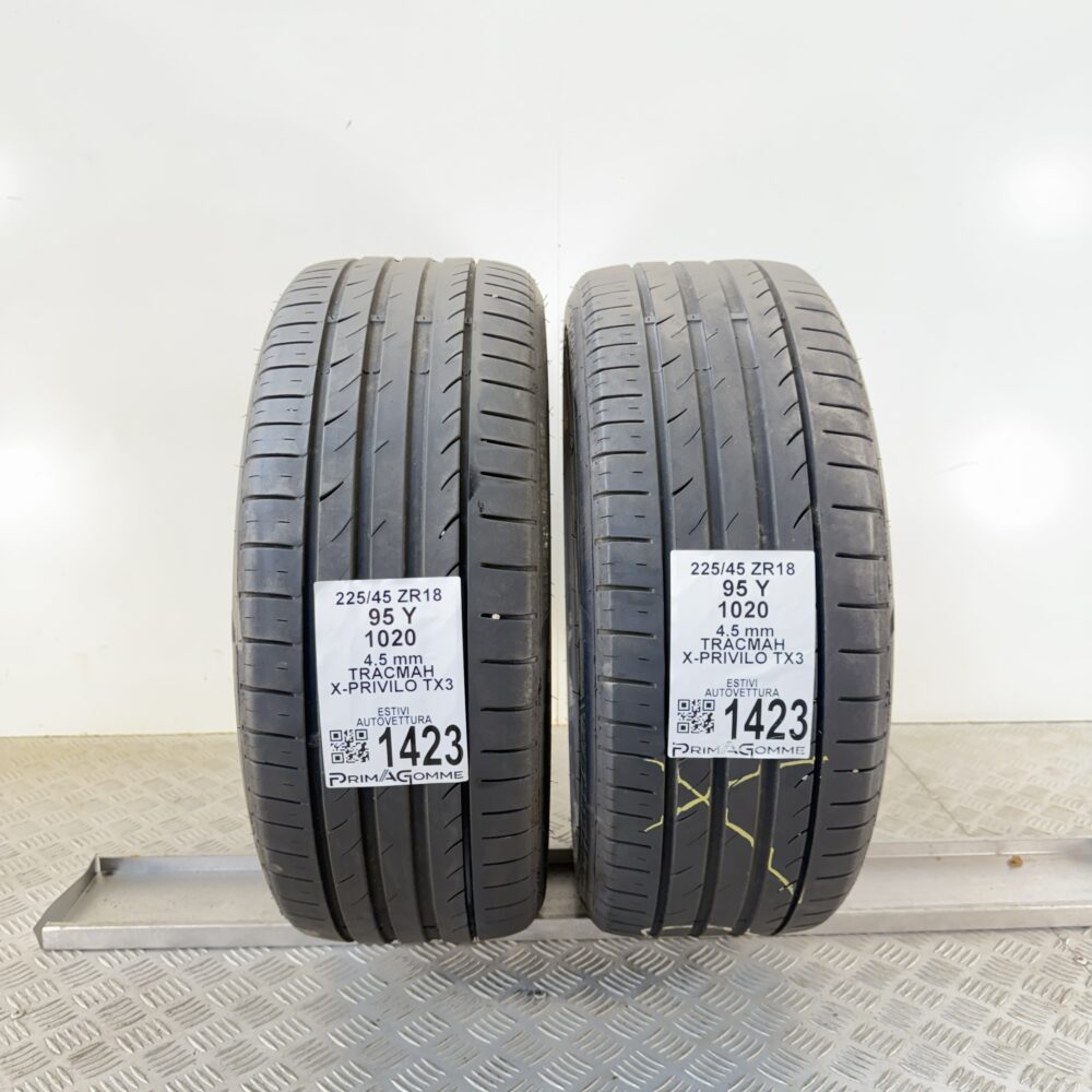Pneumatici Usati 225 45 ZR18 95Y Tracmah X-Privilo TX3 Estive | Gomme Usate | PrimaGomme.it Pneumatici usati 225 45 ZR18 Tracmah X-Privilo TX3 - foto 2