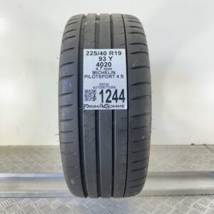 Pneumatico Usato 225 40 R19 93Y Michelin Pilot Sport 4 S Estivo