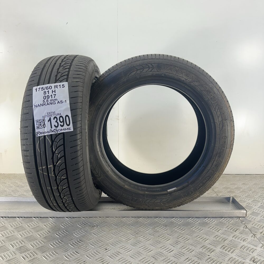 Gomme Usate 175 60 R15 81H Nankang AS-1 83% Estive | Gomme Usate | PrimaGomme.it Gomme Usate 175 60 R15 81H Nankang AS-1 83% Estive - immagine 2