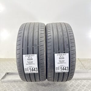 Gomme Usate 215 40 R17 87V Toyo Proxes CF2 78% Estive