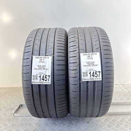 Gomme Usate 245 40 ZR19 98Y Toyo Proxes Sport Estive