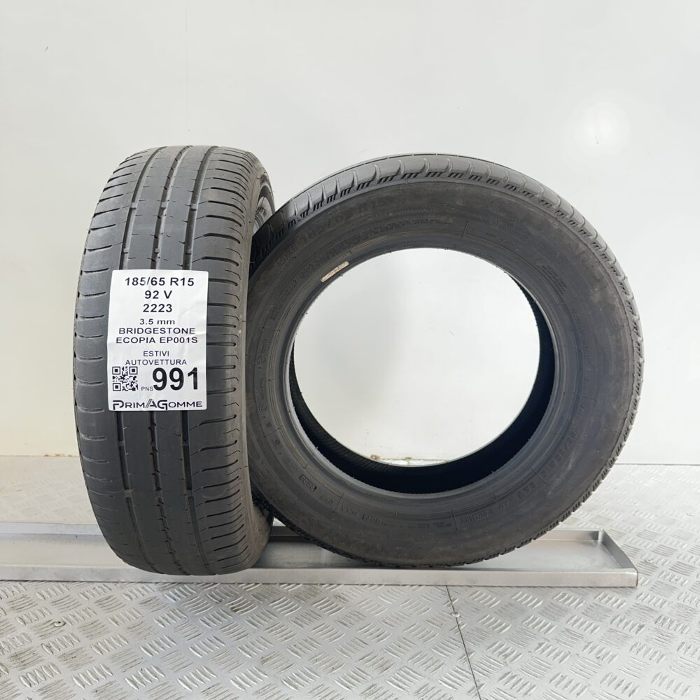 Gomme Usate 185 65 R15 92V Bridgestone Ecopia EP001S Estive | Gomme Usate | PrimaGomme.it Gomme Usate 185 65 R15 92V Bridgestone Ecopia EP001S Estive - immagine 5