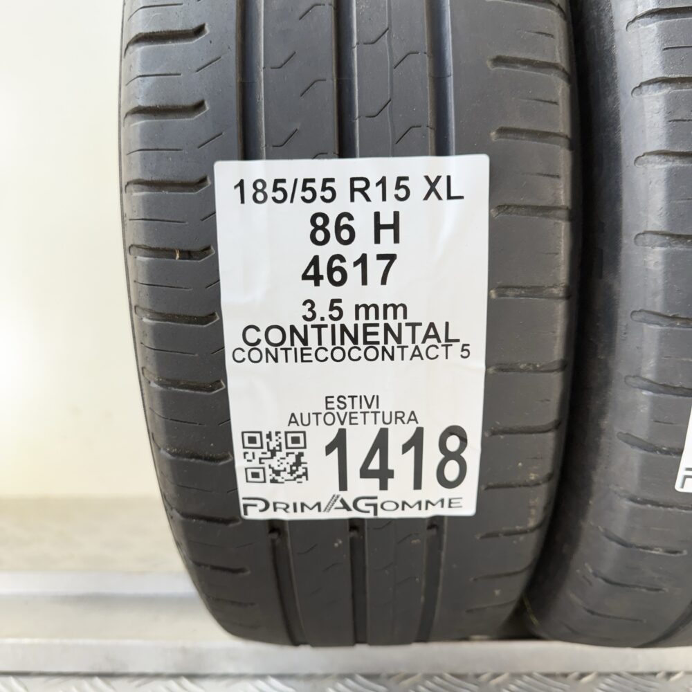 Gomme Usate 185 55 R15 XL 86H Continental ContiEcoContact 5 Estive | Gomme Usate | PrimaGomme.it Gomme Usate 185 55 R15 XL 86H Continental ContiEcoContact 5 Estive - immagine 3