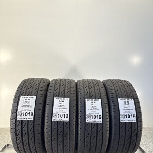 Gomme Usate 205 40 ZR17 84W Pirelli PZero Nero 77% Estive
