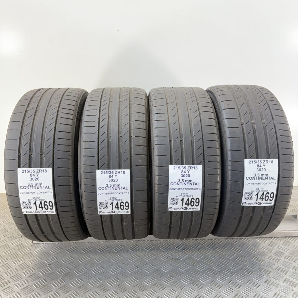 Gomme Usate 215 35 ZR18 84Y Continental ContiSportContact 5 Estive | Gomme Usate | PrimaGomme.it Gomme Usate 215 35 ZR18 84Y Continental ContiSportContact 5 Estive