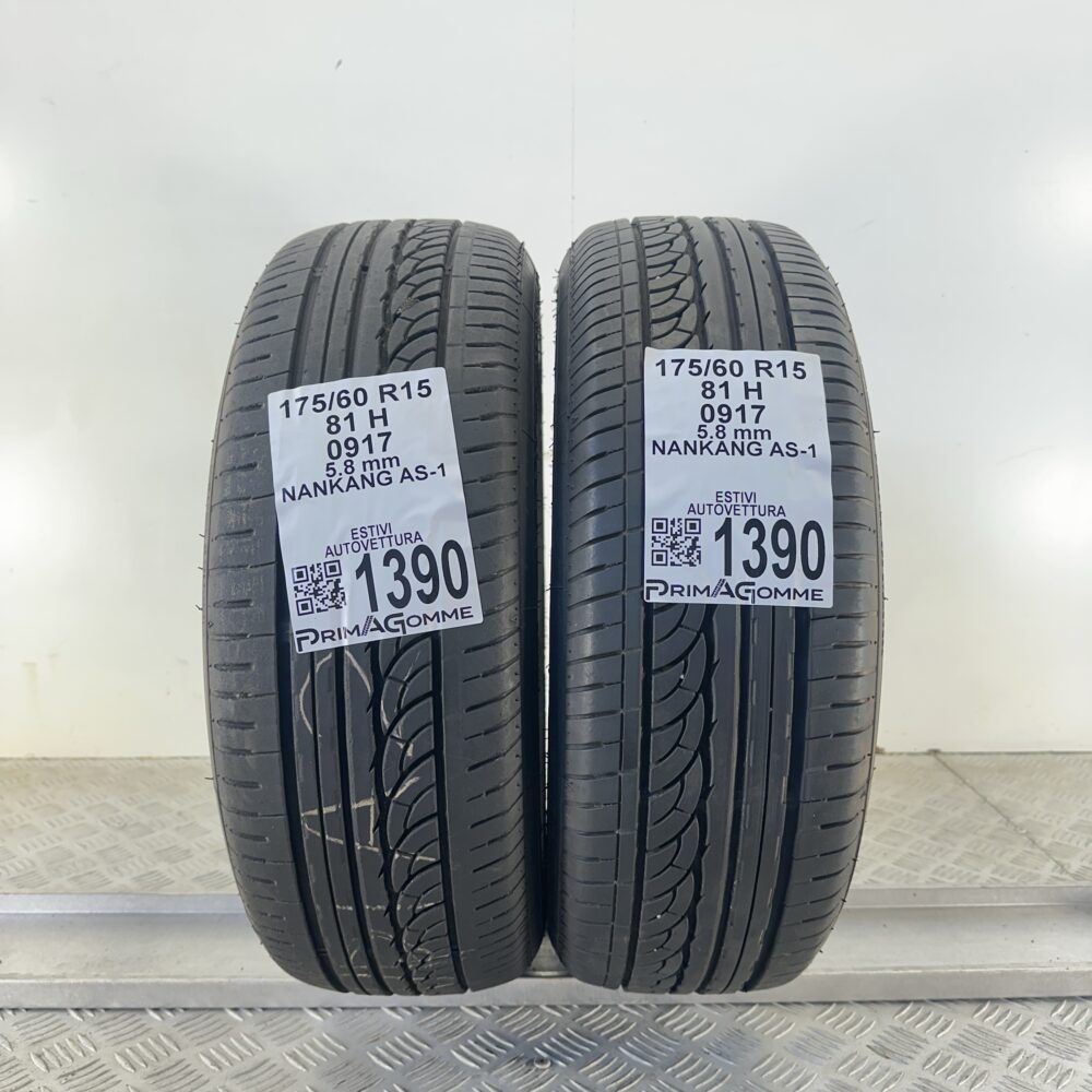 Gomme Usate 175 60 R15 81H Nankang AS-1 83% Estive | Gomme Usate | PrimaGomme.it Gomme Usate 175 60 R15 81H Nankang AS-1 83% Estive - immagine 3