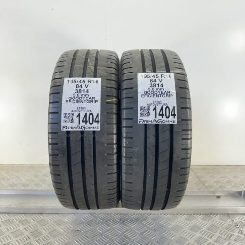 Pneumatici Usati 195 45 R16 84V GOODYEAR EfficientGrip 71% Estive