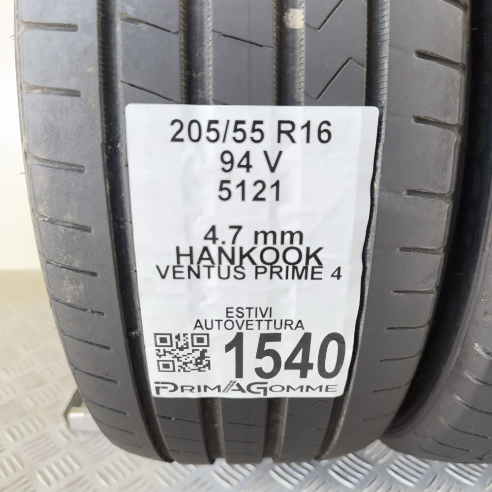 Gomme Usate 205 55 R16 94V Hankook Ventus Prime 4 67% Estive | Gomme Usate | PrimaGomme.it Gomme Usate 205 55 R16 94V Hankook Ventus Prime 4 67% Estive - immagine 14