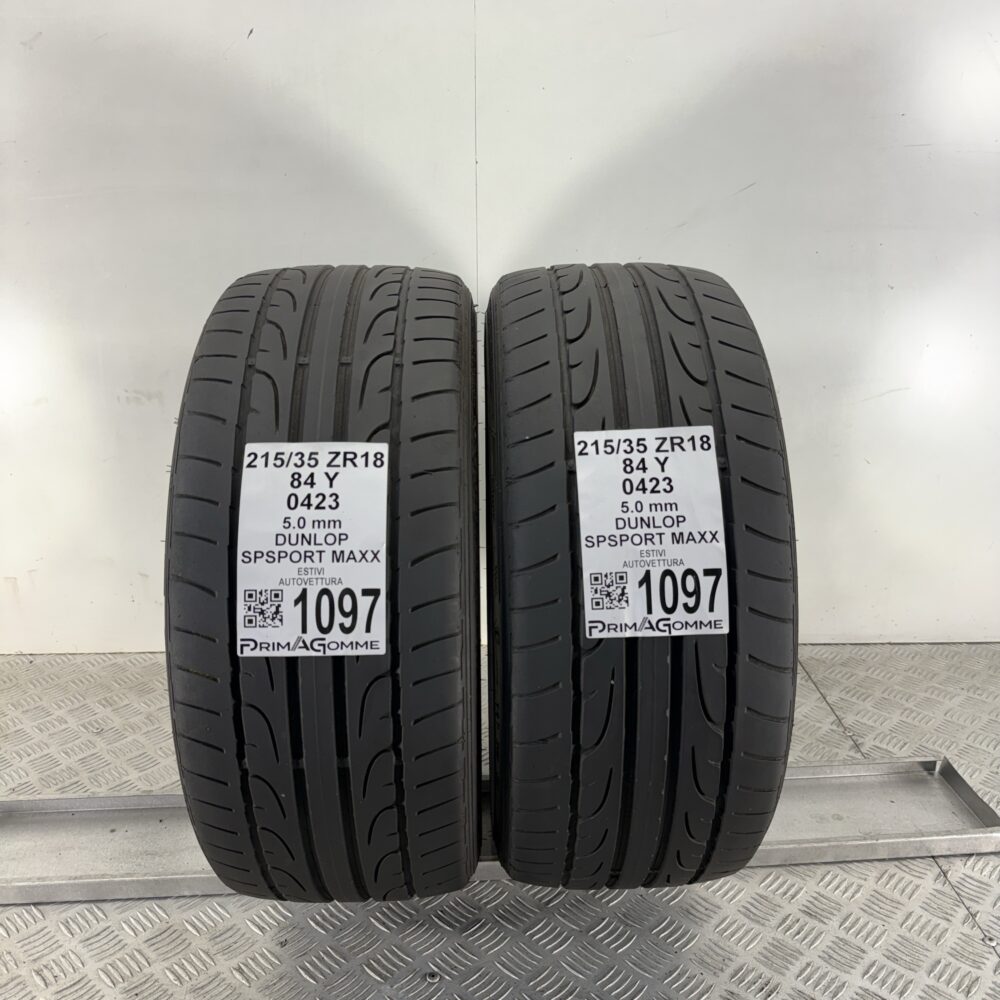 Gomme Usate 215 35 ZR18 84Y Dunlop SP Sport Maxx 71% Estive | Gomme Usate | PrimaGomme.it Gomme Usate 215 35 ZR18 84Y Dunlop SP Sport Maxx 71% Estive