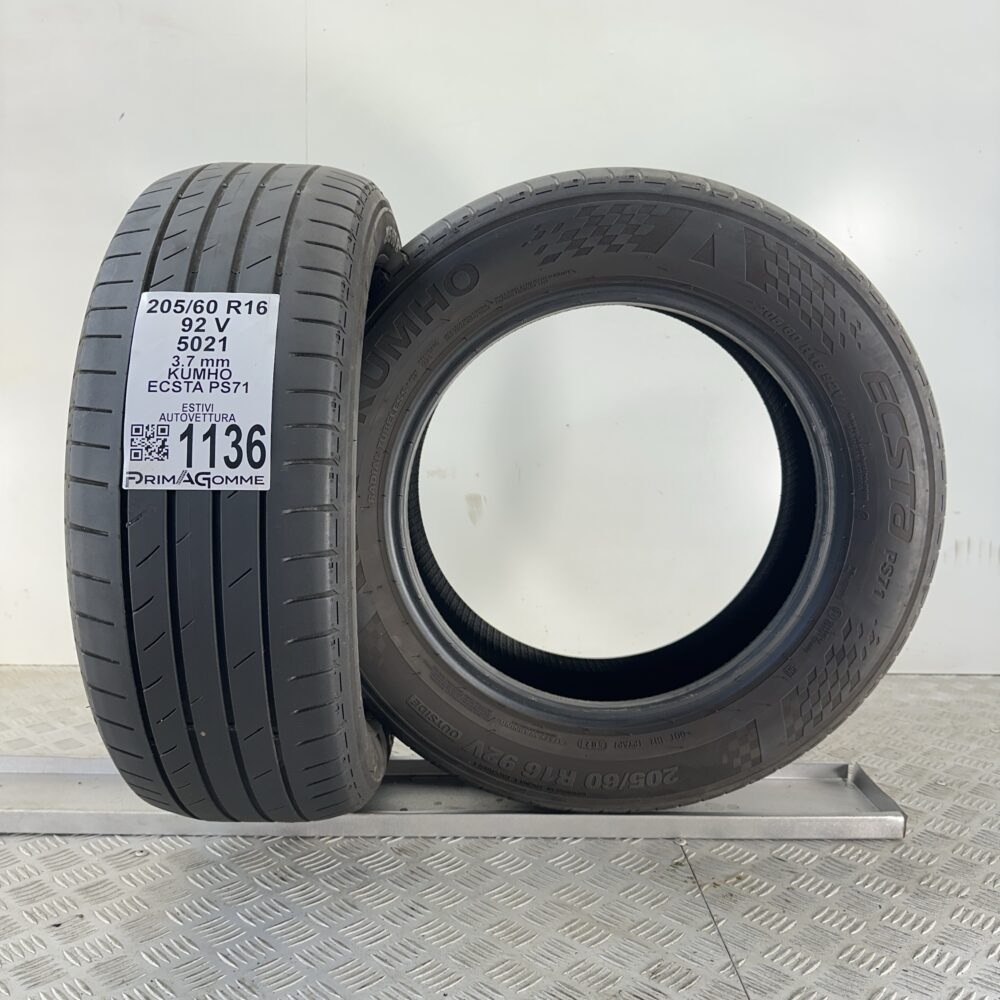 Gomme Usate 205 60 R16 92V Kumho Ecsta PS71 Estive | Gomme Usate | PrimaGomme.it Gomme Usate 205 60 R16 92V Kumho Ecsta PS71 Estive - immagine 6