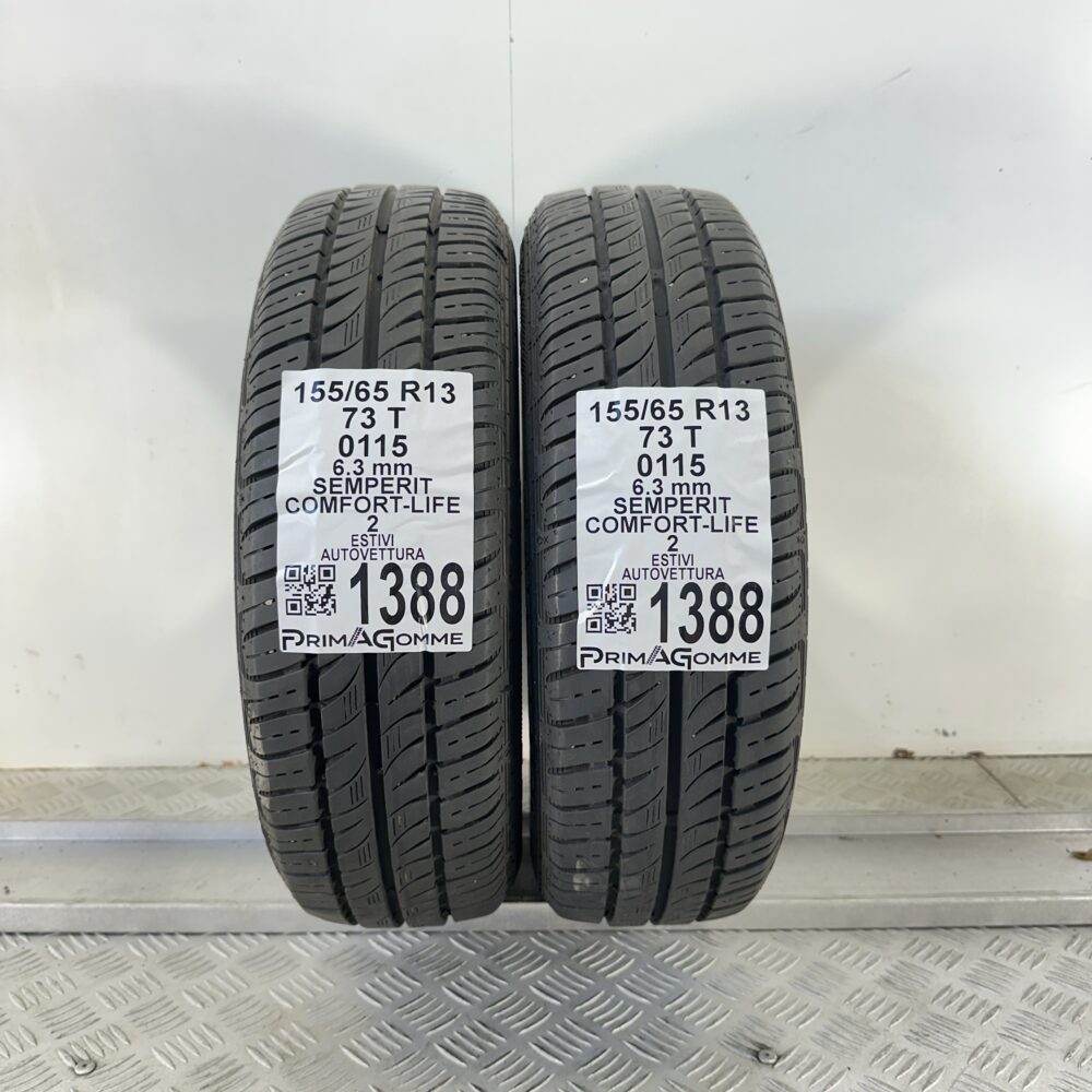 Gomme Usate 155 65 R13 73T Semperit Comfort-Life 90% Estive | Gomme Usate | PrimaGomme.it Gomme Usate 155 65 R13 73T Semperit Comfort-Life 90% Estive